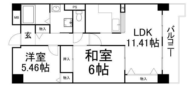 【間取り】 | アルカディア玉造