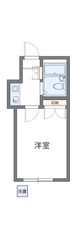 レオパレス朝霞第１の間取り
