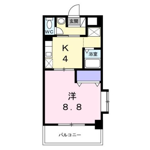 メルヴェーユ４５の間取り