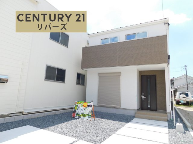 名古屋市中川区打出１丁目の新築一戸建の外観|◇２号棟◇　　いつでもご案内致します♪（お問合せ当日、平日、水曜、夜間でもＯＫ）　長期優良住宅！　敷地４４．７５坪！　駐車最大４台ＯＫ（コンパクトカー含む）　リビング２３．０帖！　庭スペース付き♪