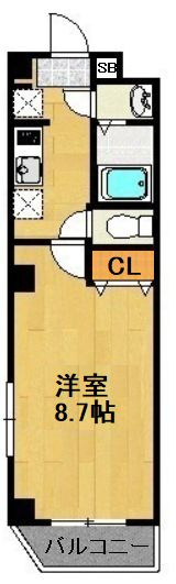フォルセーヌ本千葉の間取り