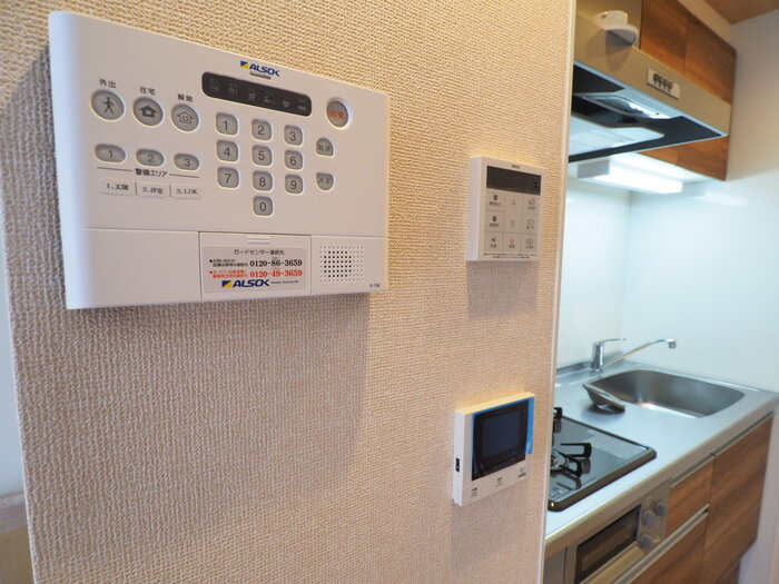 川崎市多摩区宿河原４丁目のアパートのセキュリティ