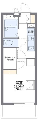 レオパレスアリビオの間取り|代表的な間取のため実際の間取とは異なる場合があります