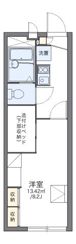 レオパレスフリーダムの間取り