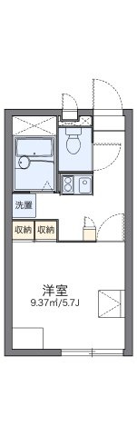 レオパレスしらさぎの間取り