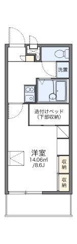 レオパレス池の辺の間取り