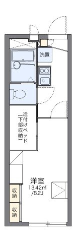 レオパレスプレシオの間取り