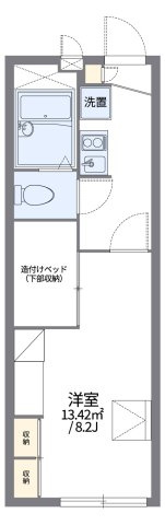 レオパレスリトルガーデンの間取り