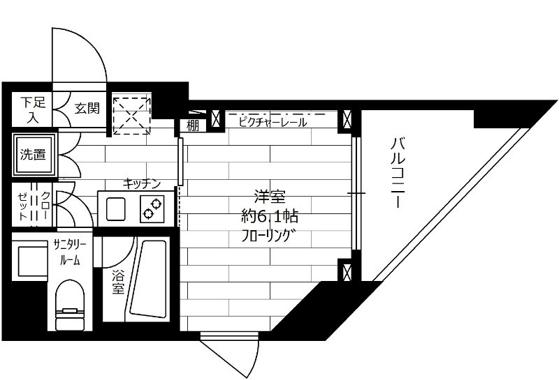 ステージグランデ馬込アジールコートの間取り|間取りです。