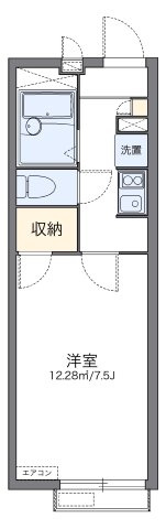 レオパレスマグノリア幕張の間取り