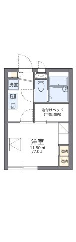 レオパレスアンセストラルの間取り