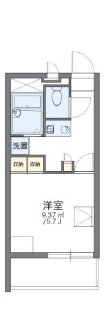 レオパレスセンタービレッジⅡの間取り