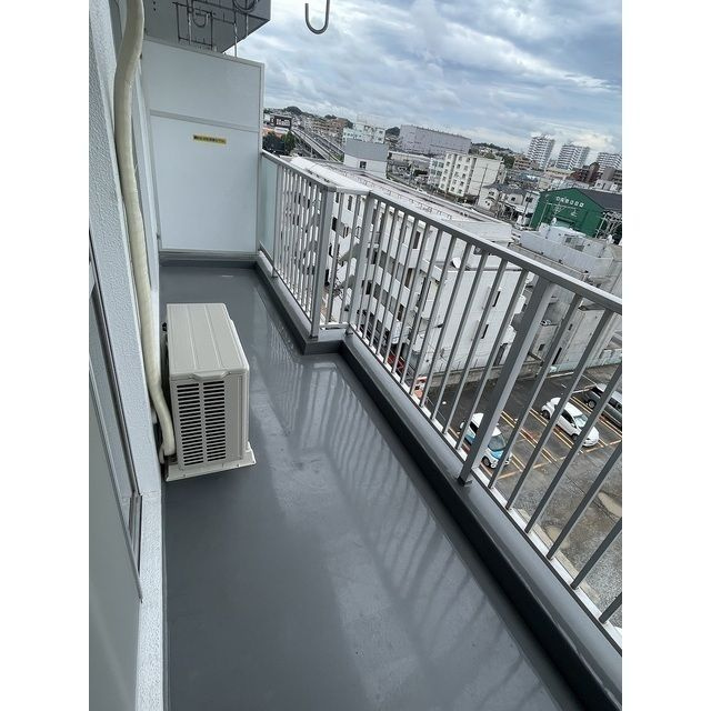 サンソレイユ松戸のバルコニー