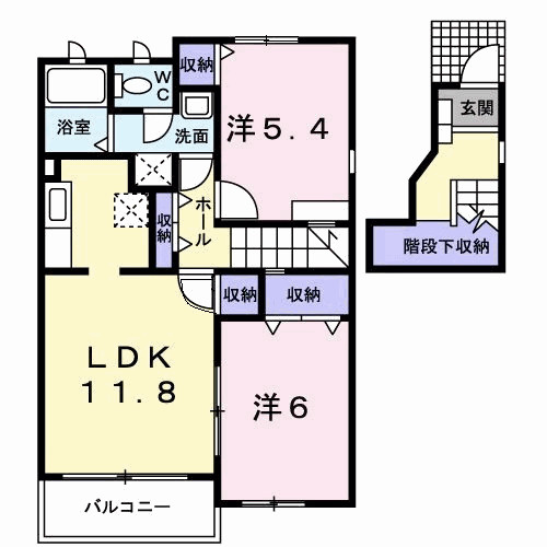 ジュネスの間取り