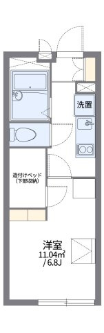 レオパレスＥＮＣＯＵＮＴＥＲの間取り