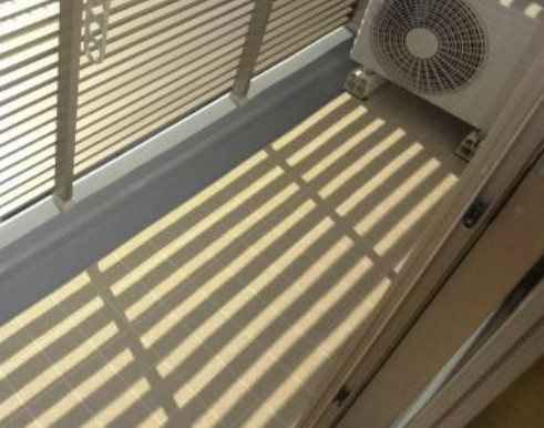 クレストコート八王子のバルコニー