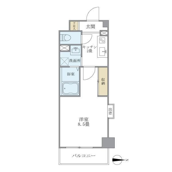 ドミール平和台の間取り