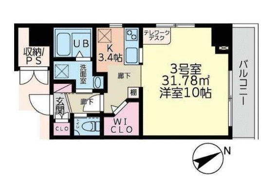 アロー北松戸２７番館の間取り