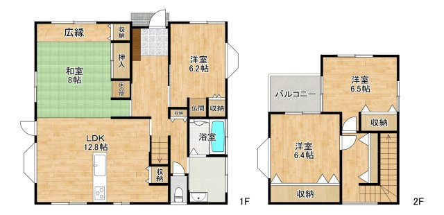 登米市南方町照井の間取り