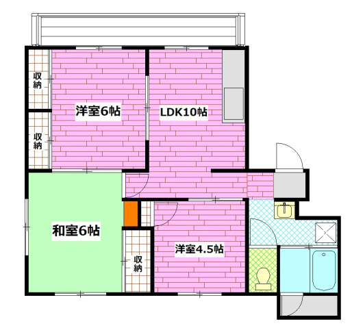 多山ビルの間取り