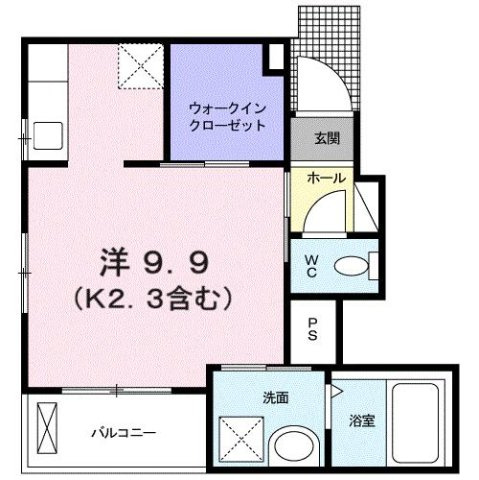 アルテグラン調布の間取り