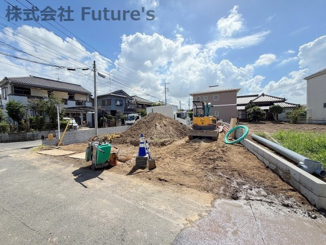 三郷市花和田　新築戸建　全2棟　2号棟の外観|現地の写真になります。