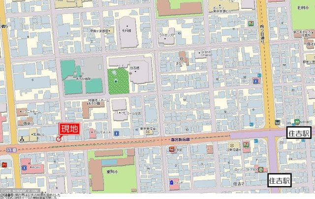 メゾン・ド・ヴィレ住吉の地図