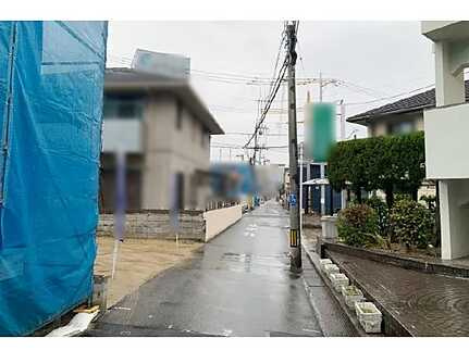 南区旭１丁目の前面道路含む現地写真