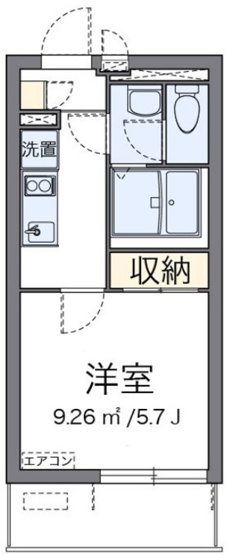 【間取り】 | クレイノ森野第一