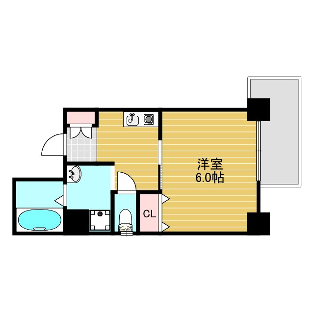 Will Do新大阪s1の間取り