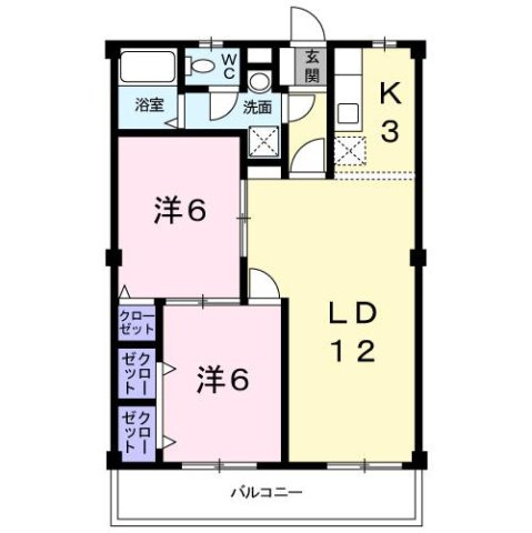 フィールドコート澤田Ⅱの間取り