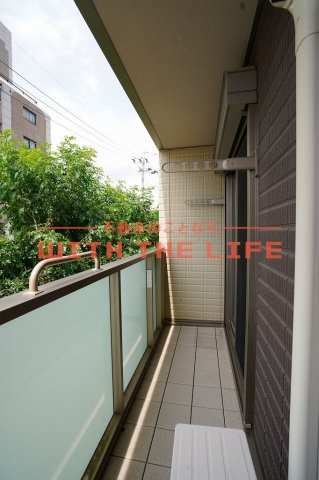 ヴィルヌーブ諏訪野I棟のバルコニー|バルコニー付きです