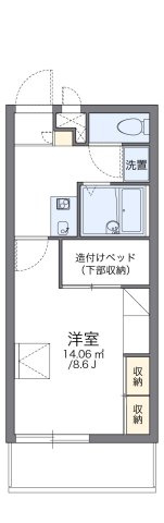 レオパレスＣｈａｍｂｒｅ　Ｓの間取り