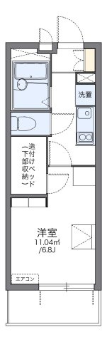 レオパレス大曽根駅前の間取り