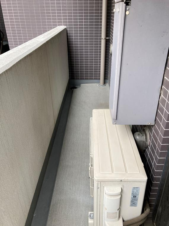ガリシア新御徒町のバルコニー