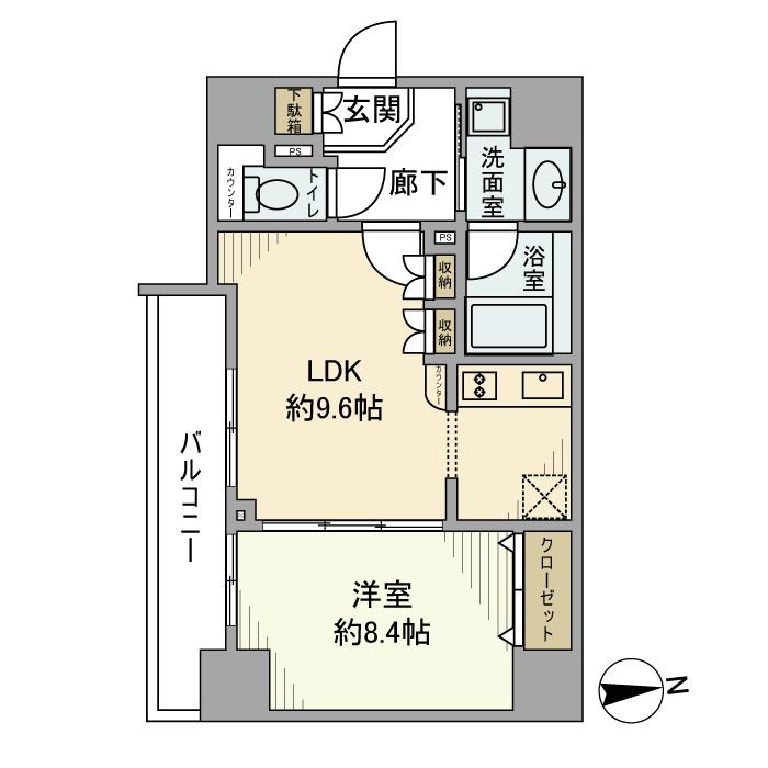 ガリシア新御徒町の間取り