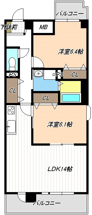 スペランツァ砂美の間取り