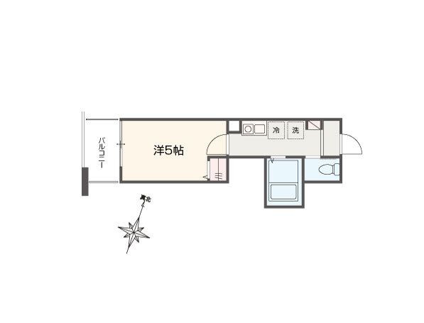 【間取り】 | MELLAS矢部2(メルラスヤベツー)