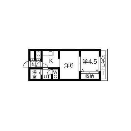 オキナマンションの間取り