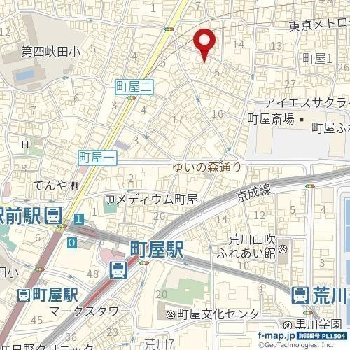 長楽町屋レジデンスの地図