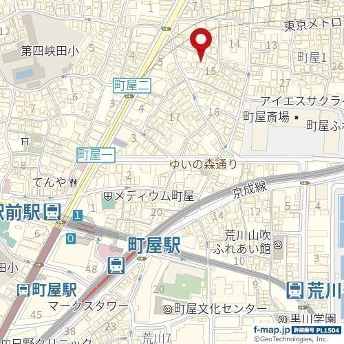 長楽町屋レジデンスの地図