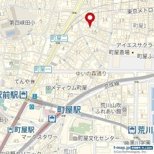 長楽町屋レジデンスの地図