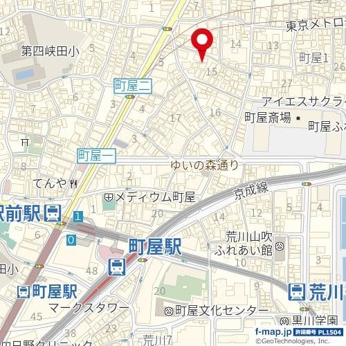 長楽町屋レジデンスの地図