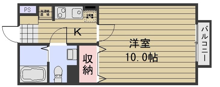 Ｃａｓａ　Ｙ．Ｍ．Ｋ　Ｂ棟の間取り