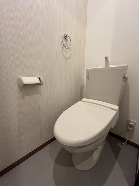 ミリアビタ稲毛東のトイレ|落ち着いた色調のトイレです