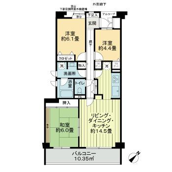 フェリカ幕張の間取り