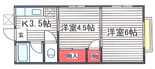 ルミリア千葉Cityの間取り