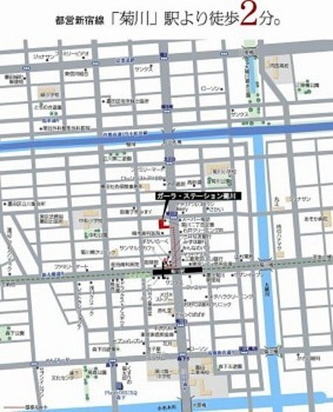 ガーラステーション菊川の地図