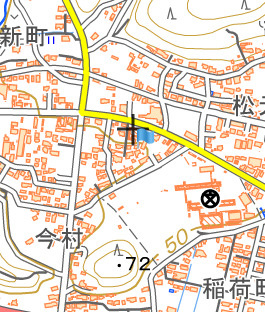 南九州市　一棟アパートの地図