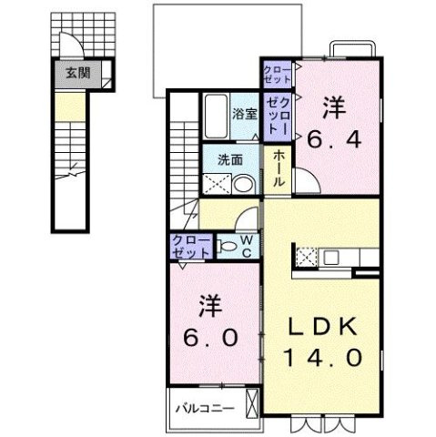 ティエラⅢの間取り